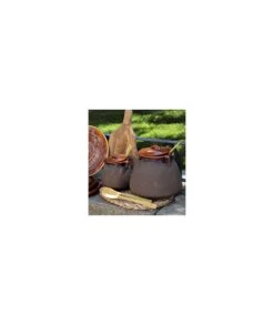 OLLA MARMITA DE BARRO CON TAPA 8 LITROS -Bazar Casa Sole olla marmita de barro con tapa 8 litros 3