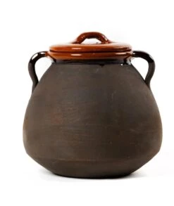 OLLA MARMITA DE BARRO CON TAPA 8 LITROS -Bazar Casa Sole olla marmita de barro con tapa 8 litros 4