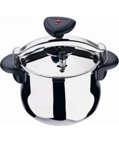 OLLA PRESIÓN INOXTAR 10 LITROS MAGEFESA BOMBEADA -Bazar Casa Sole olla presion inoxtar 10 litros magefesa bombeada 2