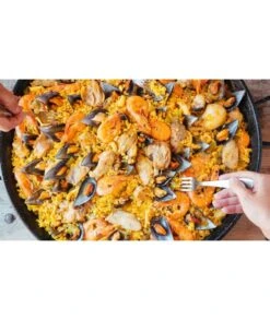 PAELLA VALENCIANA ESMALTADA 90CM GARCIMA 20290 -Bazar Casa Sole paella valenciana esmaltada 90cm garcima 20290 4