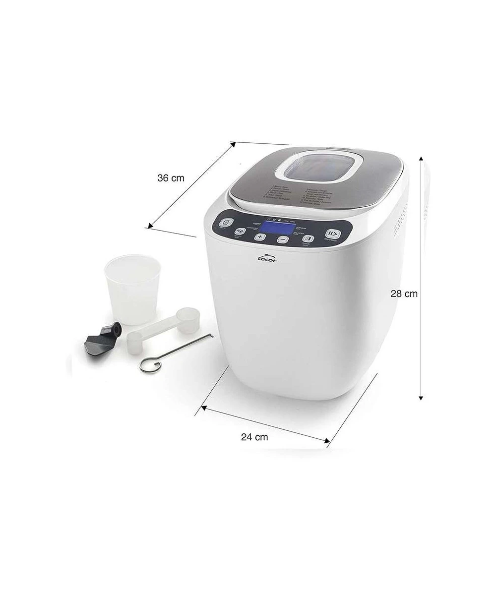 PANIFICADORA AUTOMÁTICA WHITE LACOR 69334 7 PANIFICADORA AUTOMÁTICA WHITE LACOR 69334 - Imagen 7