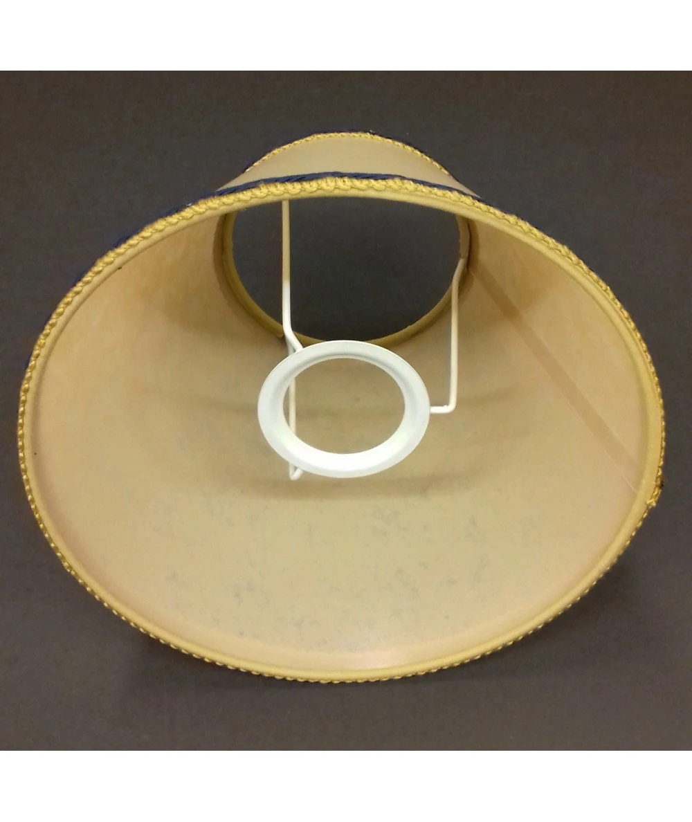 PANTALLA PARA LÁMPARA 25X12X15 CM OCRE+CENEFA 2 PANTALLA PARA LÁMPARA 25X12X15 CM OCRE+CENEFA - Imagen 2