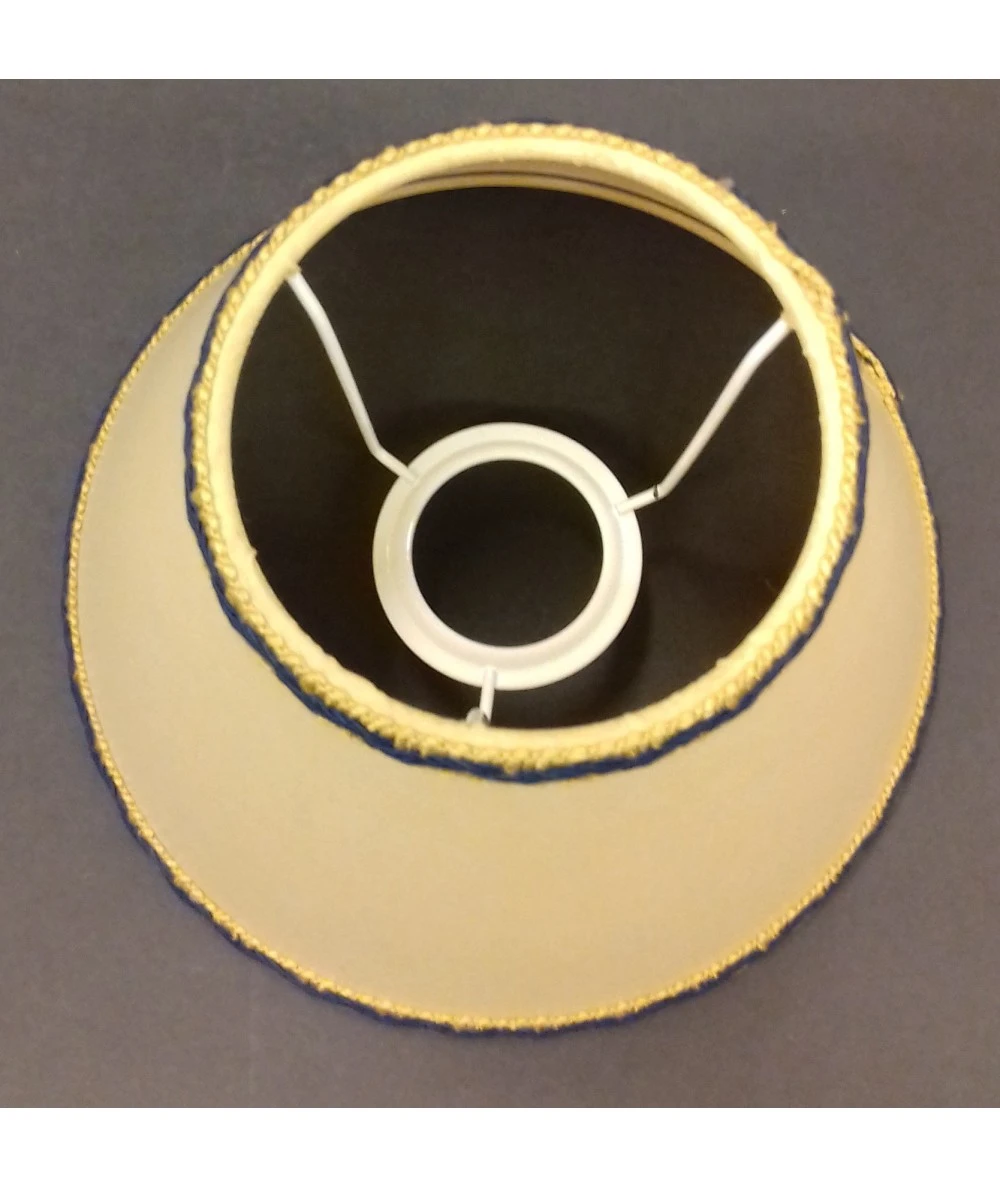 PANTALLA PARA LÁMPARA 25X12X15 CM OCRE+CENEFA 3 PANTALLA PARA LÁMPARA 25X12X15 CM OCRE+CENEFA - Imagen 3