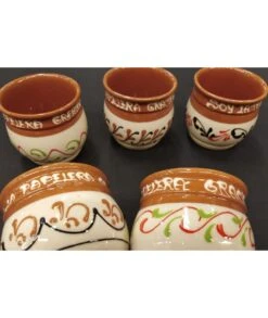 PAPELERA BARRO PEQUEÑA 2021B -Bazar Casa Sole papelera barro pequena 2021b 2