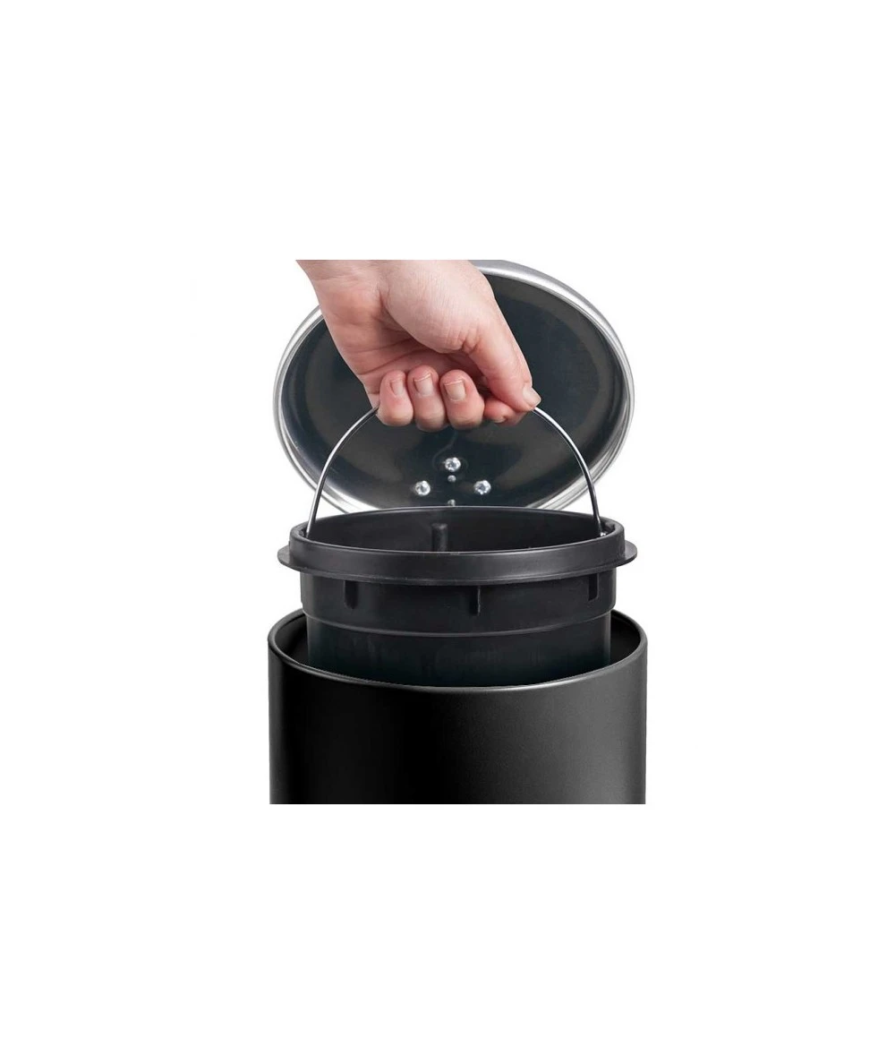 PAPELERA NEGRA 3 LITROS LACOR 63309 3 PAPELERA NEGRA 3 LITROS LACOR 63309 - Imagen 3