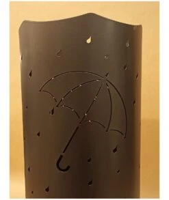 PARAGÜERO PARAGUAS NEGRO FORJA HERMANOS CANTERO ARCOS -Bazar Casa Sole paragueero paraguas negro forja hermanos cantero arcos 2