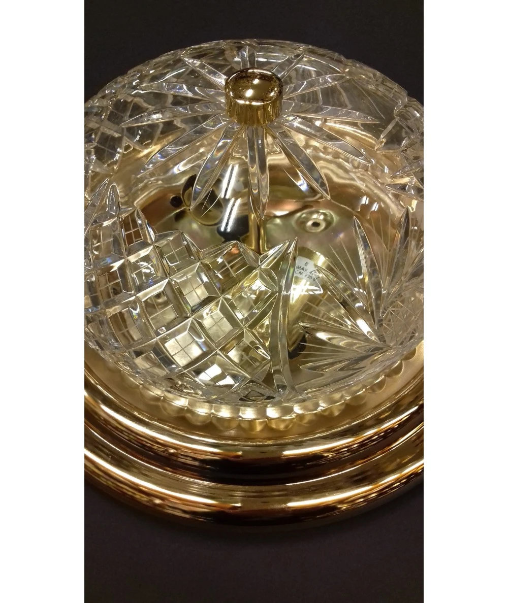 PLAFÓN CRISTAL DE BOHEMIA 25CM 608/25 2 PLAFÓN CRISTAL DE BOHEMIA 25CM 608/25 - Imagen 2