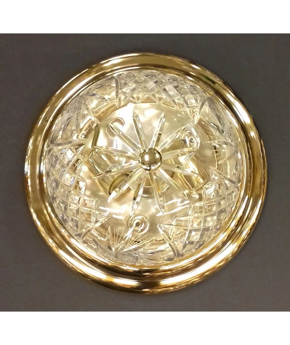 PLAFÓN CRISTAL DE BOHEMIA 25CM 608/25 1 PLAFÓN CRISTAL DE BOHEMIA 25CM 608/25