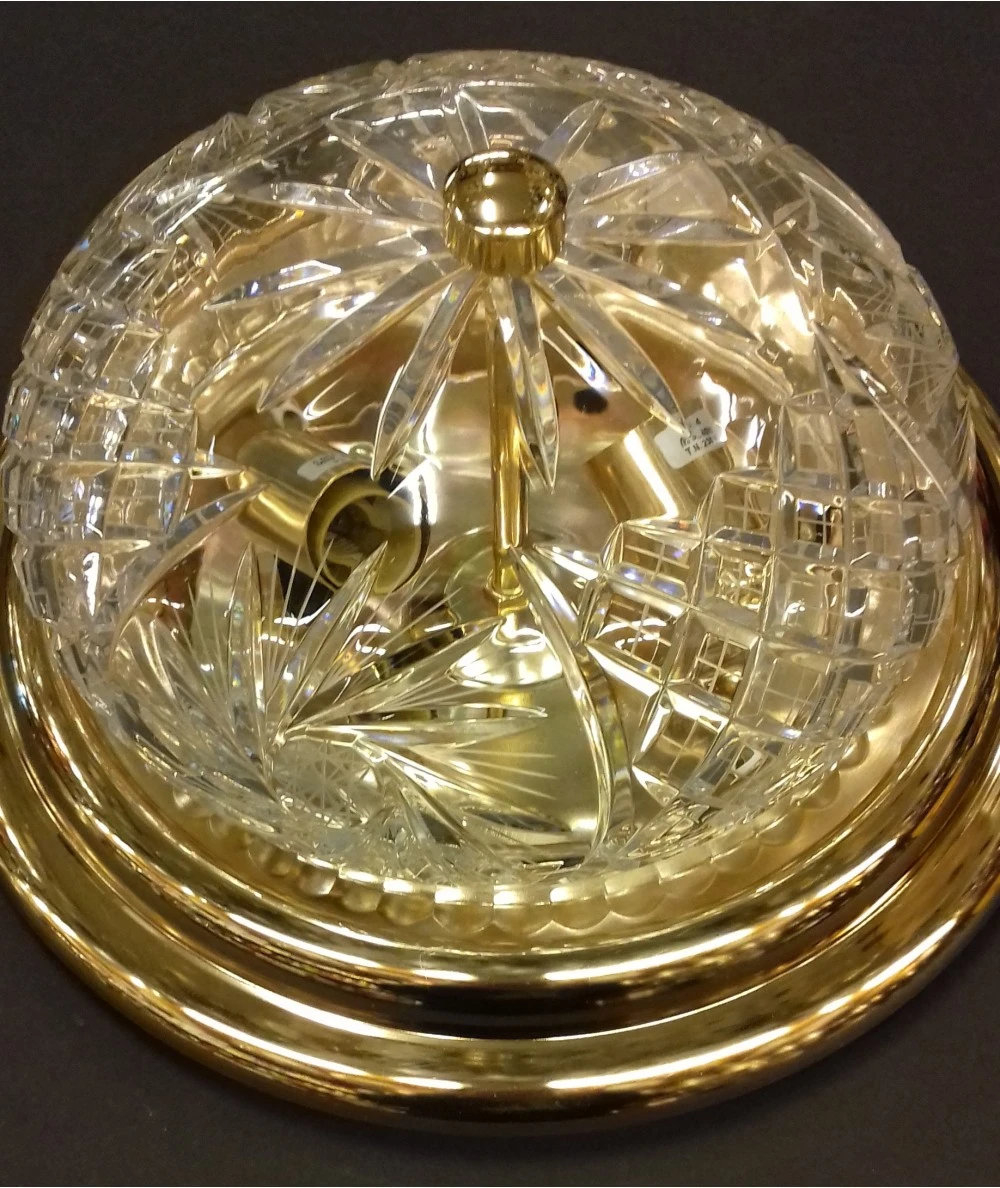 PLAFÓN CRISTAL DE BOHEMIA 30CM 608/30 1 PLAFÓN CRISTAL DE BOHEMIA 30CM 608/30