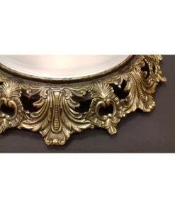 PLAFÓN DE CRISTAL Y BRONCE 47CM PABLO REY BAUTISTA 2504/47 -Bazar Casa Sole plafon de cristal y bronce 47cm pablo rey bautista 250447 2