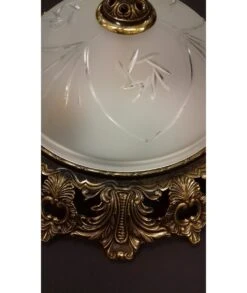 PLAFÓN DE CRISTAL Y BRONCE 47CM PABLO REY BAUTISTA 2504/47 -Bazar Casa Sole plafon de cristal y bronce 47cm pablo rey bautista 250447 3