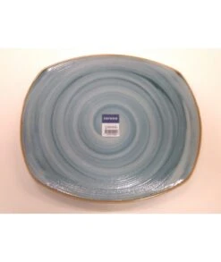 PLATO LLANO 25,4 CM CORONA ARTISAN AZUL