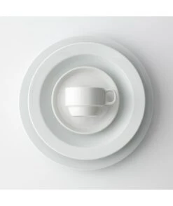 PLATO LLANO 26 CM MARINA BLANCO PONTESA 74603 -Bazar Casa Sole plato llano 26 cm marina blanco pontesa 74603 2