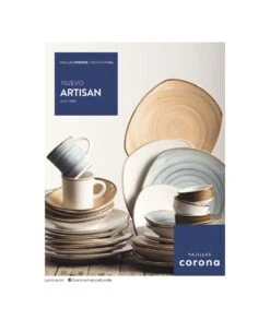 PLATO LLANO 30,5 CM CORONA ARTISAN AZUL -Bazar Casa Sole plato llano 305 cm corona artisan azul 2