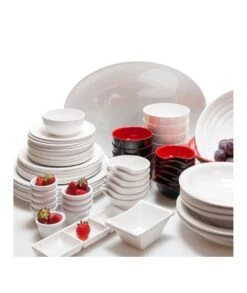 PLATO LLANO GASTRO HELIX BLANCO 18 CM BY BONE