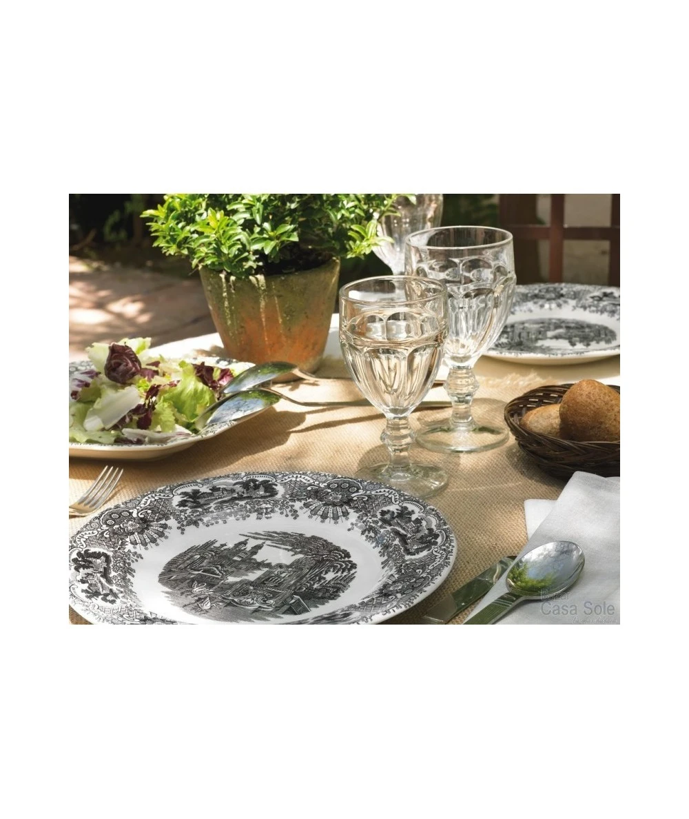 PLATO LLANO NEGRO VISTAS LA CARTUJA DE SEVILLA 2 PLATO LLANO NEGRO VISTAS LA CARTUJA DE SEVILLA - Imagen 2