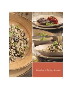 PLATO POSTRE 20,3 CM CORONA ARTISAN CAFE -Bazar Casa Sole plato postre 203 cm corona artisan cafe 3