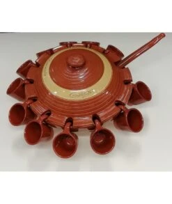 QUEIMADA DE BARRO 12 SERVICIOS 3,6 LITROS 30 CENTÍMETROS -Bazar Casa Sole queimada de barro 12 servicios 36 litros 30 centimetros 5