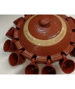 QUEIMADA DE BARRO 12 SERVICIOS 3,6 LITROS 30 CENTÍMETROS -Bazar Casa Sole queimada de barro 12 servicios 36 litros 30 centimetros 6