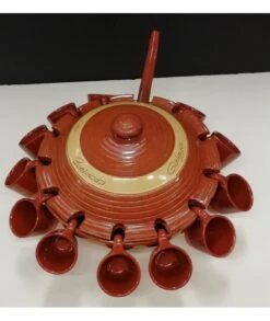 QUEIMADA DE BARRO 12 SERVICIOS 3,6 LITROS 30 CENTÍMETROS -Bazar Casa Sole queimada de barro 12 servicios 36 litros 30 centimetros 7