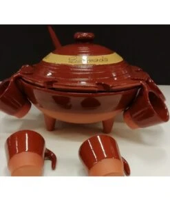 QUEIMADA DE BARRO 6 SERVICIOS 1,2 LITROS 21 CENTÍMETROS -Bazar Casa Sole queimada de barro 6 servicios 12 litros 21 centimetros 2