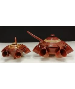 QUEIMADA DE BARRO 6 SERVICIOS 1,2 LITROS 21 CENTÍMETROS -Bazar Casa Sole queimada de barro 6 servicios 12 litros 21 centimetros 4