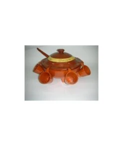 QUEIMADA DE BARRO 6 SERVICIOS 1,2 LITROS 21 CENTÍMETROS -Bazar Casa Sole queimada de barro 6 servicios 12 litros 21 centimetros 7