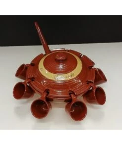 QUEIMADA DE BARRO 8 SERVICIOS 2,2 LITROS 25 CENTÍMETROS -Bazar Casa Sole queimada de barro 8 servicios 22 litros 25 centimetros 2