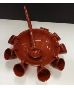 QUEIMADA DE BARRO 8 SERVICIOS 2,2 LITROS 25 CENTÍMETROS -Bazar Casa Sole queimada de barro 8 servicios 22 litros 25 centimetros 5