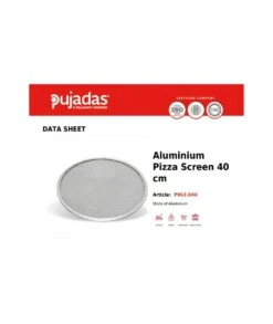 REJILLA PARA PIZZA 40CM EN ALUMINIO PUJADAS P963040 5 REJILLA PARA PIZZA 40CM EN ALUMINIO PUJADAS P963040 -Bazar Casa Sole rejilla para pizza 40cm en aluminio pujadas p963040 2