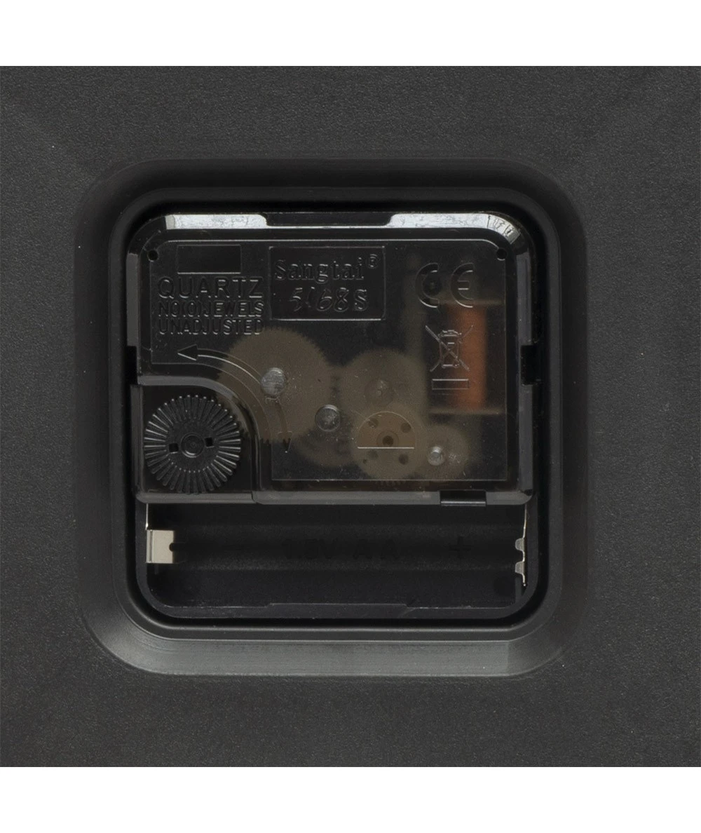 RELOJ DE PARED AROA PLATA/NEGRO 30D MOVIMIENTO CONTINUO 4 RELOJ DE PARED AROA PLATA/NEGRO 30D MOVIMIENTO CONTINUO - Imagen 4