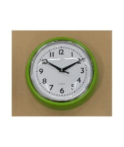 RELOJ MARCO VERDE Y ESFERA BLANCA 25 CM -Bazar Casa Sole reloj marco verde y esfera blanca 25 cm 3