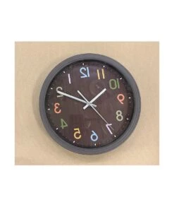 RELOJ MARCO WENGUE Y ESFERA COLORES 25 CM