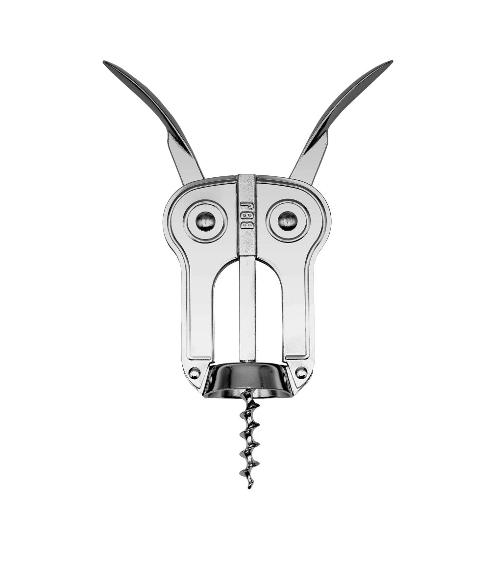 SACACORCHOS BÚHO DOBLE PALANCA CROMADO BOJ 00990301 2 SACACORCHOS BÚHO DOBLE PALANCA CROMADO BOJ 00990301 - Imagen 2