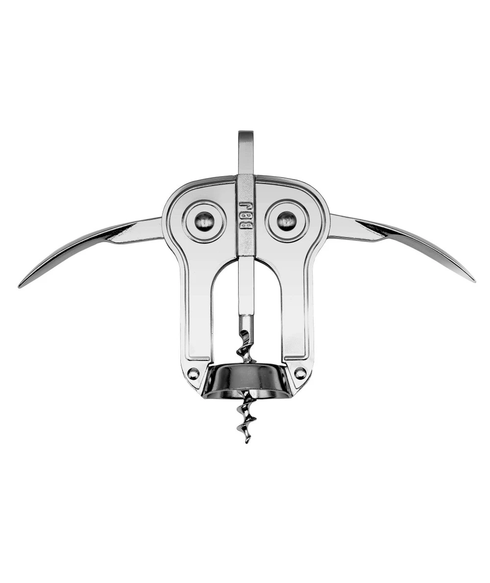 SACACORCHOS BÚHO DOBLE PALANCA CROMADO BOJ 00990301 1 SACACORCHOS BÚHO DOBLE PALANCA CROMADO BOJ 00990301