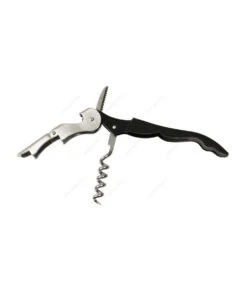 SACACORCHOS DOS TIEMPOS NEGRO SUPREMINOX 8096