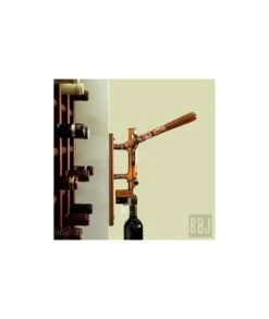 SACACORCHOS PARED COBRE ENVEJECIDO CON MADERA BOJ 5 SACACORCHOS PARED COBRE ENVEJECIDO CON MADERA BOJ -Bazar Casa Sole sacacorchos pared cobre envejecido con madera boj 2