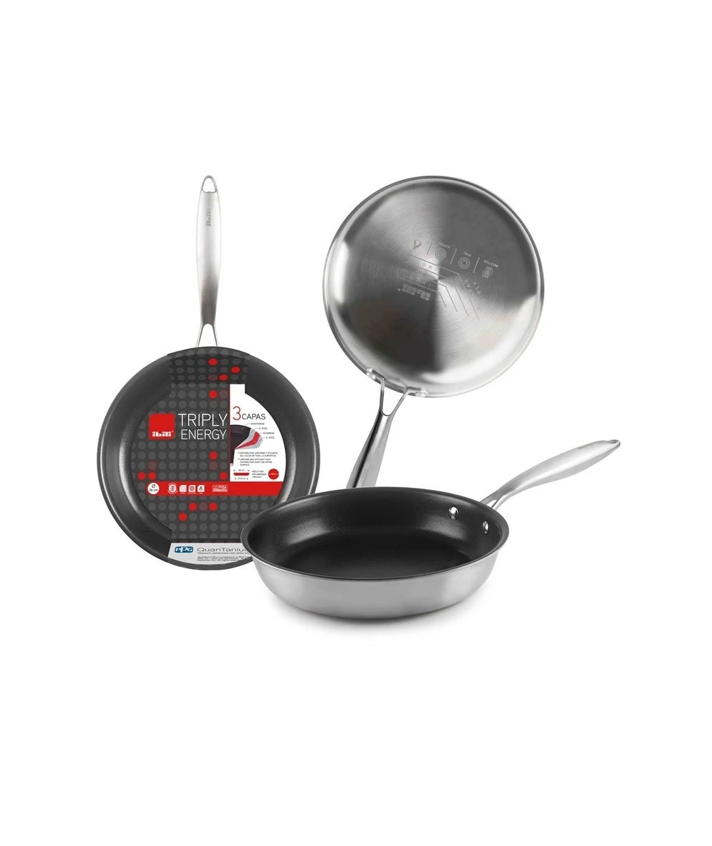 SARTÉN TRIPLY ENERGY 28CM IBILI 652828 1 SARTÉN TRIPLY ENERGY 28CM IBILI 652828