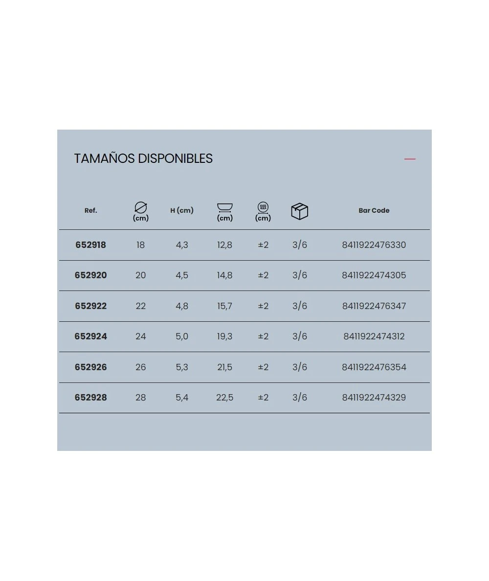 SARTÉN TRIPLY NATURAL 30CM IBILI 652930 6 SARTÉN TRIPLY NATURAL 30CM IBILI 652930 - Imagen 6