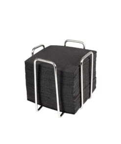 SERVILLETERO CROMADO 17.5X17.5X9.5CM QUTTIN