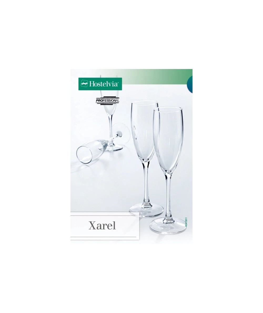 SET 12 COPAS CAVA CHAMPAGNE XAREL 17CL HOSTELVIA 2 SET 12 COPAS CAVA CHAMPAGNE XAREL 17CL HOSTELVIA - Imagen 2
