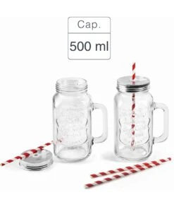 SET 2 JARRAS MASON LACOR 69387 -Bazar Casa Sole set 2 jarras mason lacor 69387 5