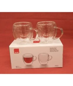SET 2 VASOS BOROSILICATO DOBLE PARED 150ML IBILI 685015