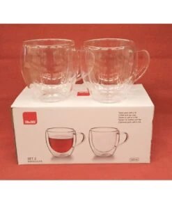 SET 2 VASOS BOROSILICATO DOBLE PARED 220ML IBILI 685022