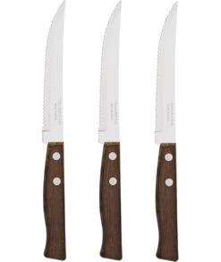 SET 3 CUCHILLOS CHULETERO TRAMONTINA