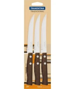 SET 3 CUCHILLOS CHULETERO TRAMONTINA 18 SET 3 CUCHILLOS CHULETERO TRAMONTINA -Bazar Casa Sole set 3 cuchillos chuletero tramontina 8