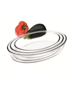 SET 3 FUENTES CRISTAL HORNO IBILI 480100