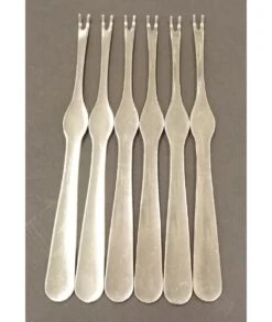 SET 6 TENEDORES DE MARISCO INOX