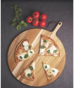 TABLA PIZZA MADERA DE TECA TRAMONTINA 13597/051 -Bazar Casa Sole tabla pizza madera de teca tramontina 13597051 4