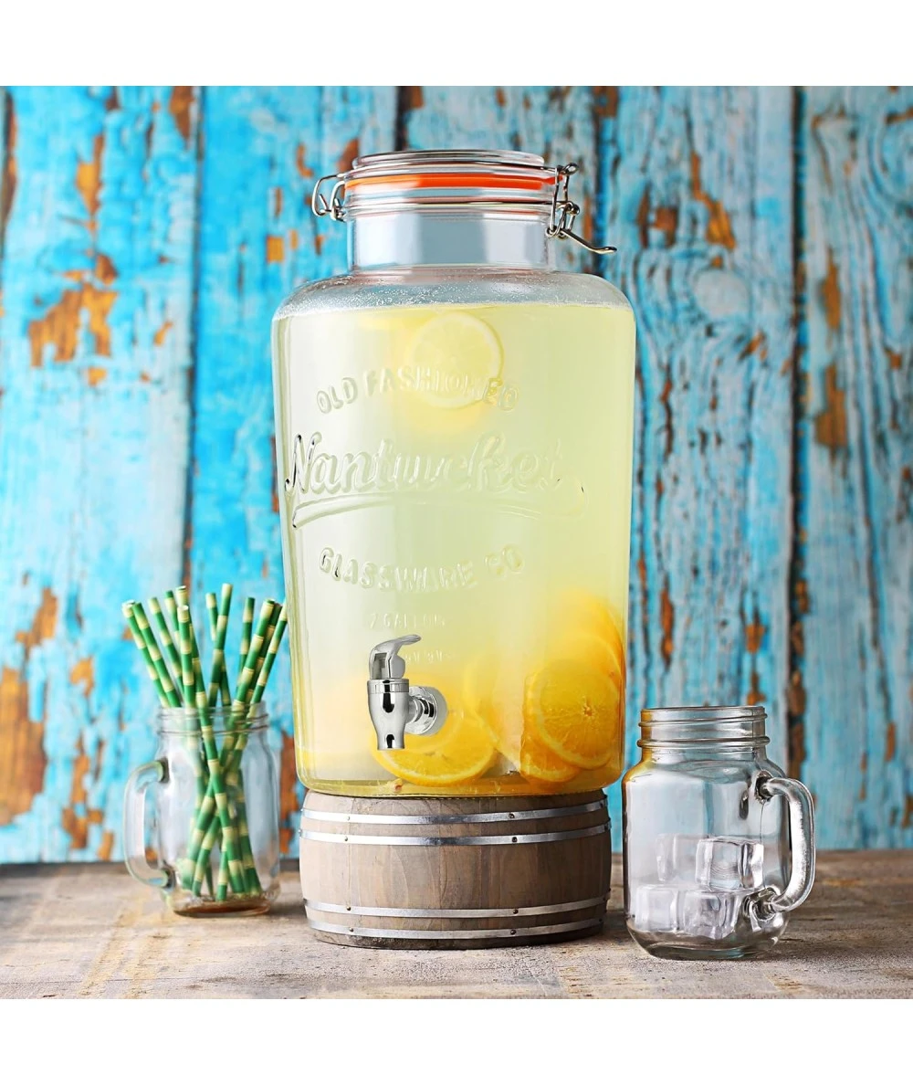 TARRO DISPENSADOR CON GRIFO 8 LITROS VIDRIO LA MEDITERRÁNEA 2 TARRO DISPENSADOR CON GRIFO 8 LITROS VIDRIO LA MEDITERRÁNEA - Imagen 2